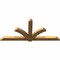 Ekena Millwork Redmond Rough Sawn Timber Gable Bracket, Western Red Cedar, 96"W x 44"H x 4"D x 6"F, 11/12 Pitch GBW096X44X0406RED00RWR - alternate 2